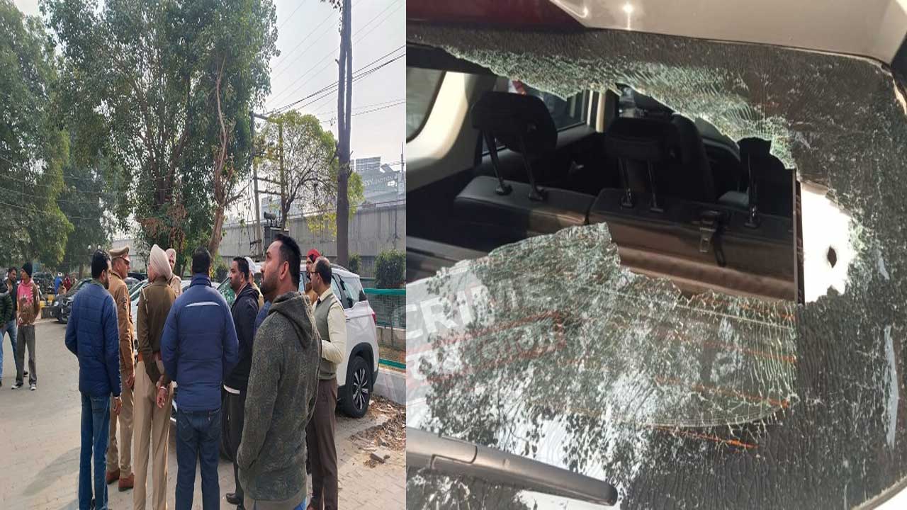 जालंधर में चली गोलियां, हमलावरों ने ट्रेवल एजेंट की गाड़ी पर की ताबड़तोड़ फायरिंग !