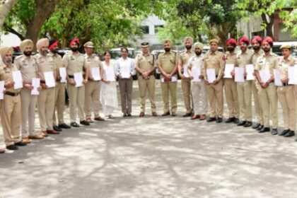 CP स्वपन शर्मा ने अच्छा प्रदर्शन करने वाले 45 कर्मचारियों को किया सम्मानित !