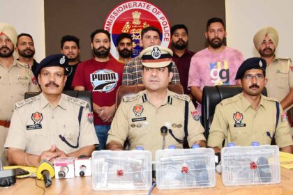 कमिश्नरेट पुलिस ने जग्गू भगवानपुरिया गिरोह के तीन खतरनाक बदमाश किए गिरफ्तार, हथियारों का जखीरा बरामद !