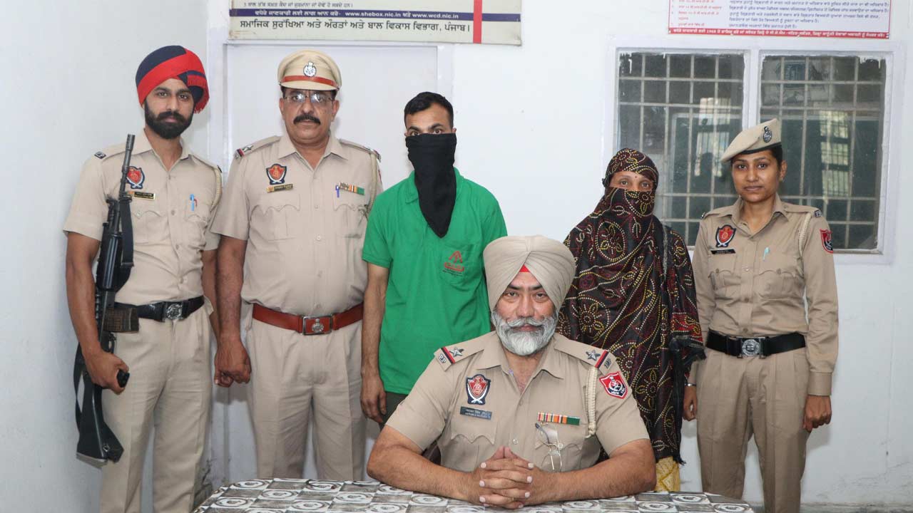 जालंधर पुलिस ने 24 घंटे में सुलझाई ब्लाइंड मर्डर की गुत्थी, महिला सहित दो गिरफ्तार