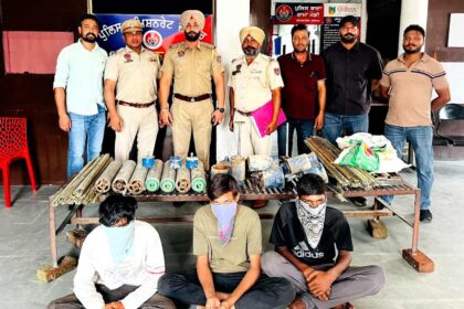 कमिश्नरेट पुलिस ने सबमर्सिबल मोटर चोरी करने वाले गिरोह का किया भंडाफोड़, चोरी की मोटर समेत तीन गिरफ्तार