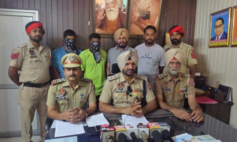 जालंधर देहात पुलिस ने नकोदर में सुनियारे और पेट्रोल पंप मालिक से फिरौती मांगने वाले 2 आरोपियों को किया गिरफ्तार