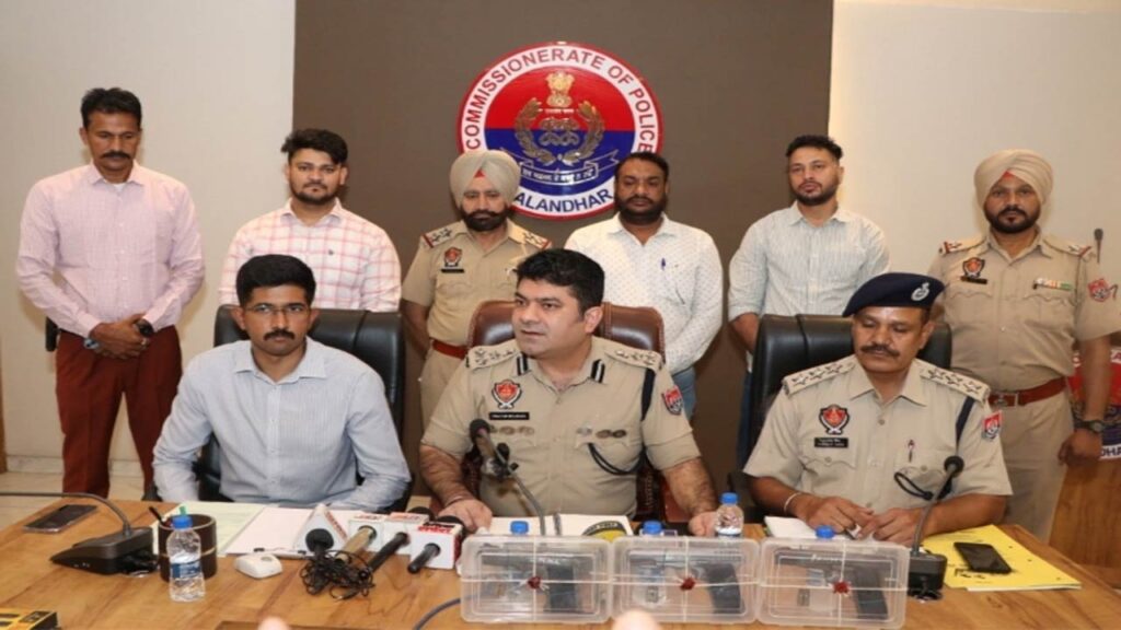 जालंधर कमिश्नरेट पुलिस ने लखबीर लंडा गैंग के 5 खतरनाक बदमाशों को हथियारों समेत किया गिरफ्तार