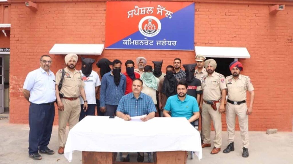 कमिश्नरेट पुलिस ने आपराधिक गिरोह का किया भंडाफोड़, 08 आरोपी गिरफ्तार