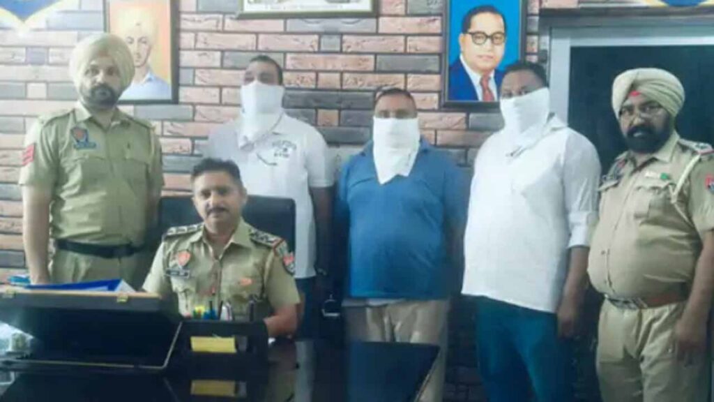 जालंधर देहात पुलिस ने फर्जी CIA मुलाजिमों का गिरोह किया काबू , नकदी-कार बरामद