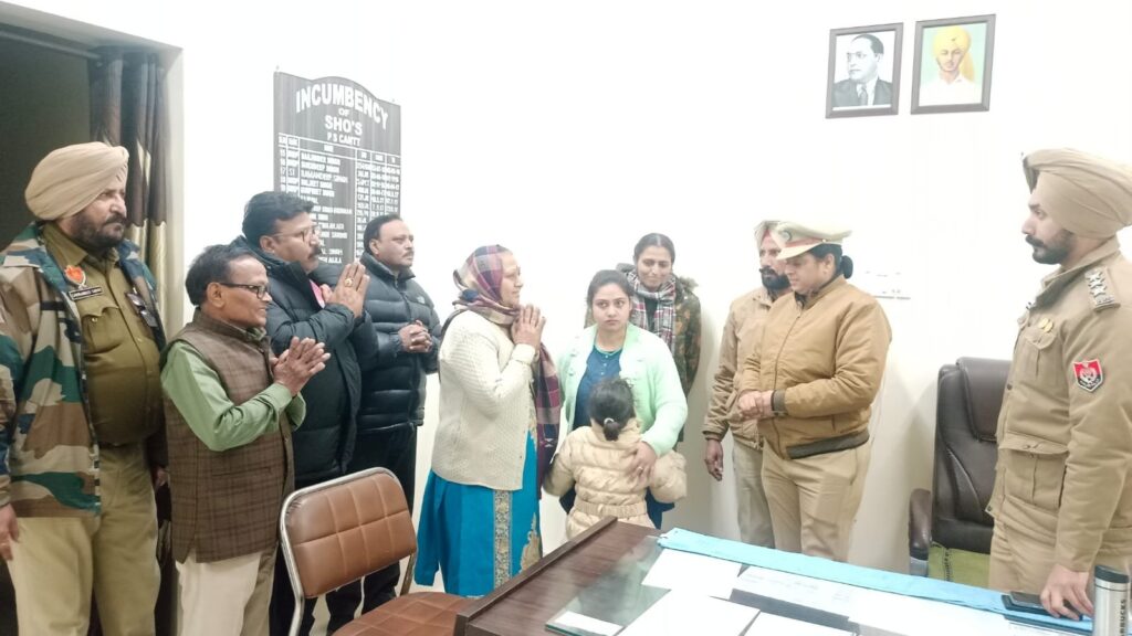 जालंधर कमिश्नरेट पुलिस की बड़ी कामयाबी, नाबालिग लड़की को कुछ घंटों के भीतर अपहरणकर्ताओं के चुंगल से सुरक्षित बचाया 