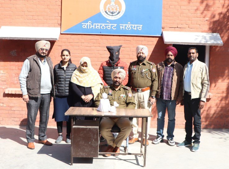 जालंधर कमिश्नरेट पुलिस ने 310 ग्राम हेरोइन के साथ दो तस्करों को किया काबू