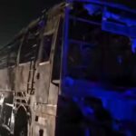 श्रद्धालुओं से भरी बस में लगी आग, पंजाब, हरियाणा के 9 लोग जिंदा जले, कई घायल !