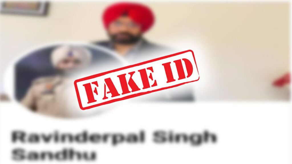 विजिलेंस के SSP रविंदर पाल सिंह संधू की बनी फेक आईडी, खुद सोशल मीडिया पर दी जानकारी, पढ़ें