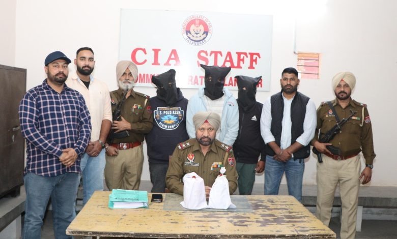 जालंधर कमिश्नरेट पुलिस ने अंतरराष्ट्रीय ड्रग कार्टेल का किया भंडाफोड़, भारी मात्रा में अफीम सहित 3 आरोपी गिरफ्तार
