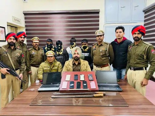 जालंधर में चोरी की वारदातों को अंजाम देने वाले 4 गिरफ्तार, मोबाइल व लैपटॉप बरामद