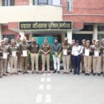 पुलिस कमिश्नर जालंधर ने उत्कृष्ट सेवाओं के लिए पुलिस अधिकारियों को किया सम्मानित