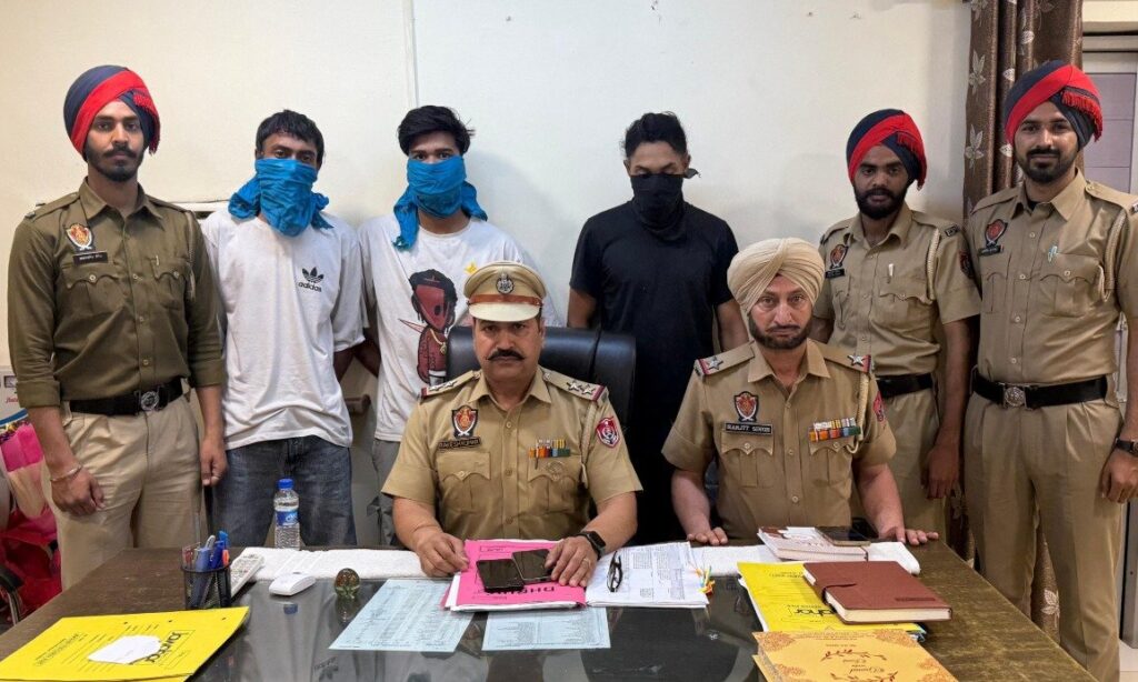 जालंधर कमिश्नरेट पुलिस ने आइसक्रीम विक्रेता से लूटपाट करने वाले तीन आरोपी किए गिरफ्तार