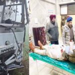 भीषण सड़क हादसा, ट्रक से टकराई पंजाब पुलिस की बस, 11 पुलिस कर्मचारी घायल !