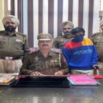 इलेक्ट्रानिक्स की दुकान में चोरी करता आरोपी गिरफ्तार