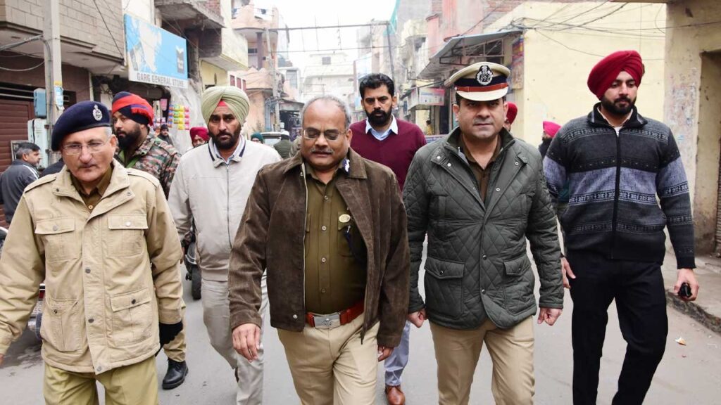 कमिश्नरेट पुलिस ने काजी मंडी इलाके में छह घंटे तक चलाया व्यापक तलाशी अभियान