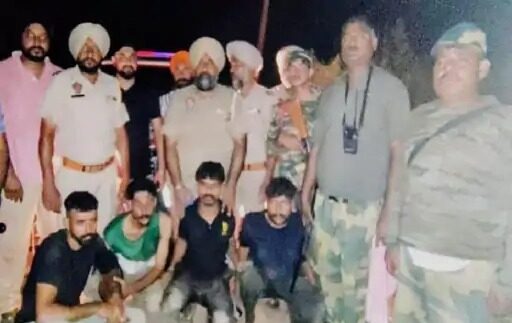 गुरदासपुर बॉर्डर पर BSF-पंजाब पुलिस की बड़ी कामयाबी, 10 किलो हेरोइन समेत 4 तस्कर गिरफ्तार