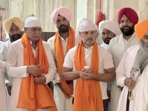 राहुल गांधी को गुरुद्वारा में सिरोपा पहनाने पर बवाल, SGPC ने जताई कड़ी आपत्ति – जांच के आदेश