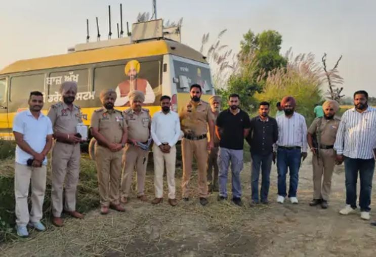 तरनतारन में ड्रोन से नशा तस्करी की कोशिश नाकाम: खेत से मिला ड्रोन, 506 ग्राम अफीम बरामद