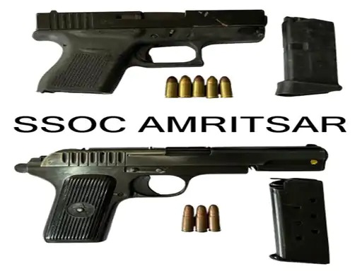 अमृतसर में इंटरनेशनल गैंगस्टर मॉड्यूल का भंडाफोड़, चार आरोपी गिरफ्तार