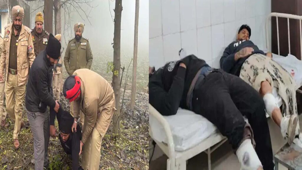 जालंधर में सुबह सुबह एनकाउंटर, दो दिन पहले युवक की हत्या करने वाले दो आरोपियों को पुलिस ने दबोचा, दोनों की टांगों में गोली लगी